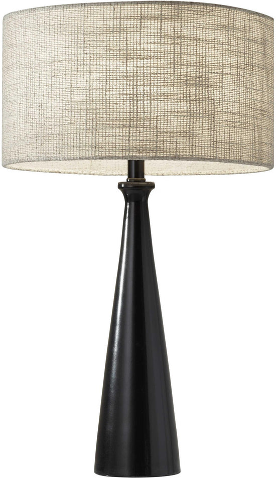 Adesso Linda Table Lamp - Black