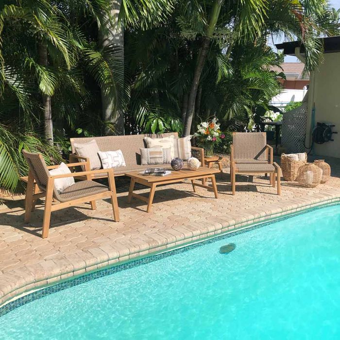 Royal Teak Admiral Sofa