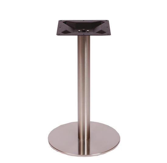 BFM Seating Elite Round Table Base 304 Stainless Steel
