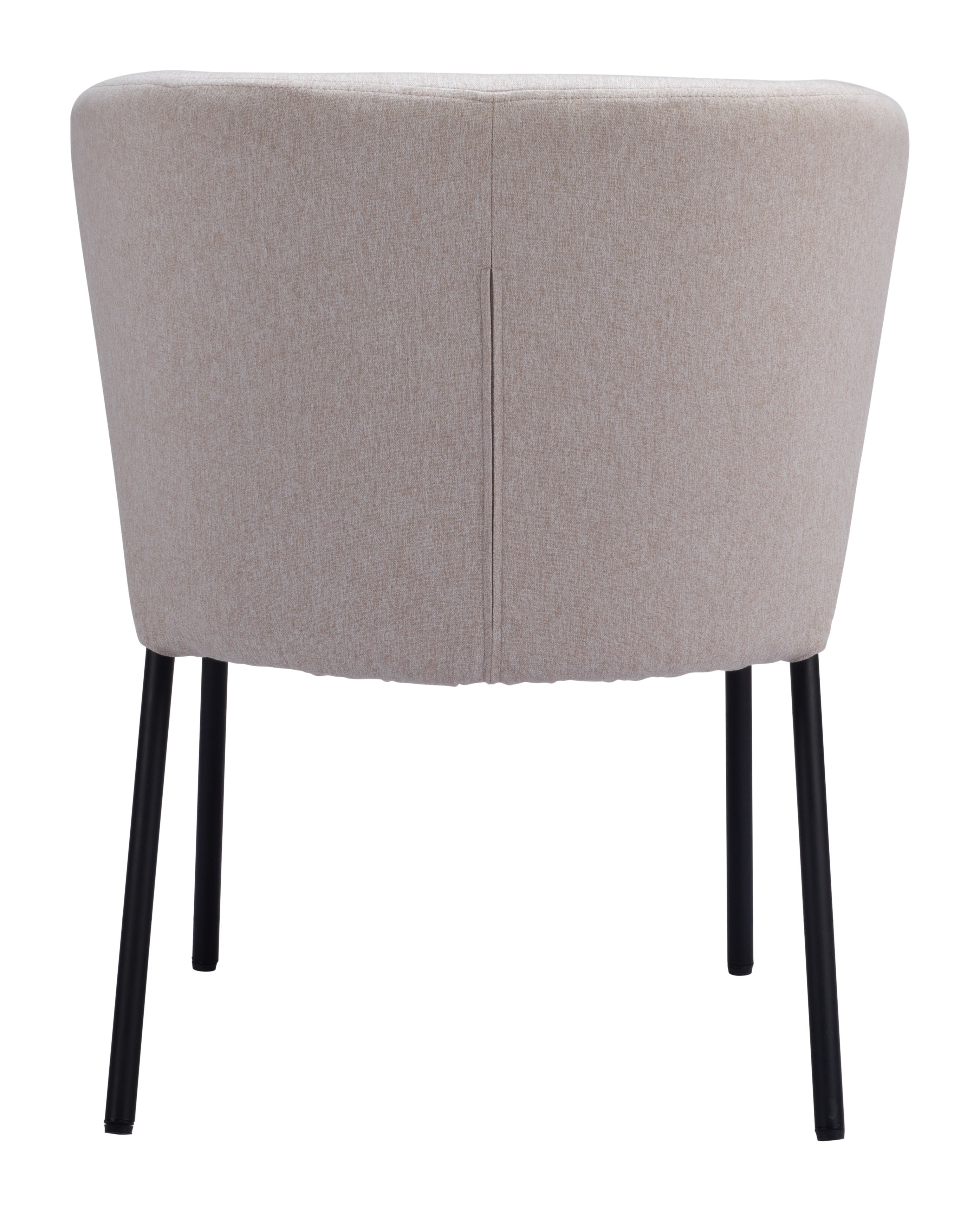 Zuo Modern Aimee Dining Chair in Cream/Beige/Gray