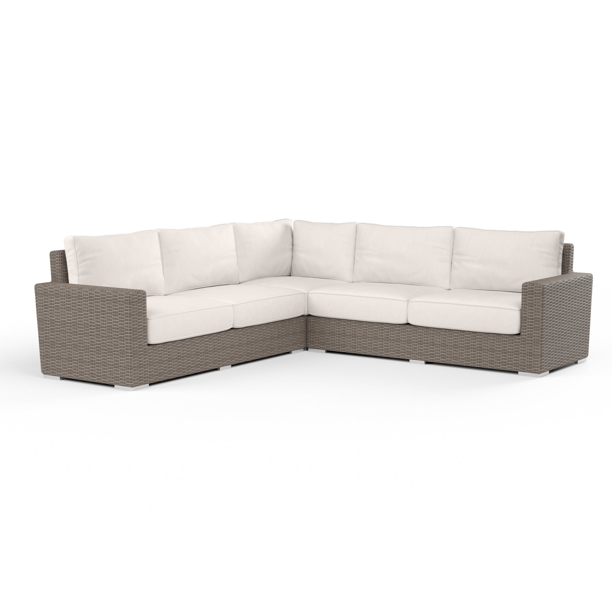 Sunset West Coronado Wicker Sectional With Cushions