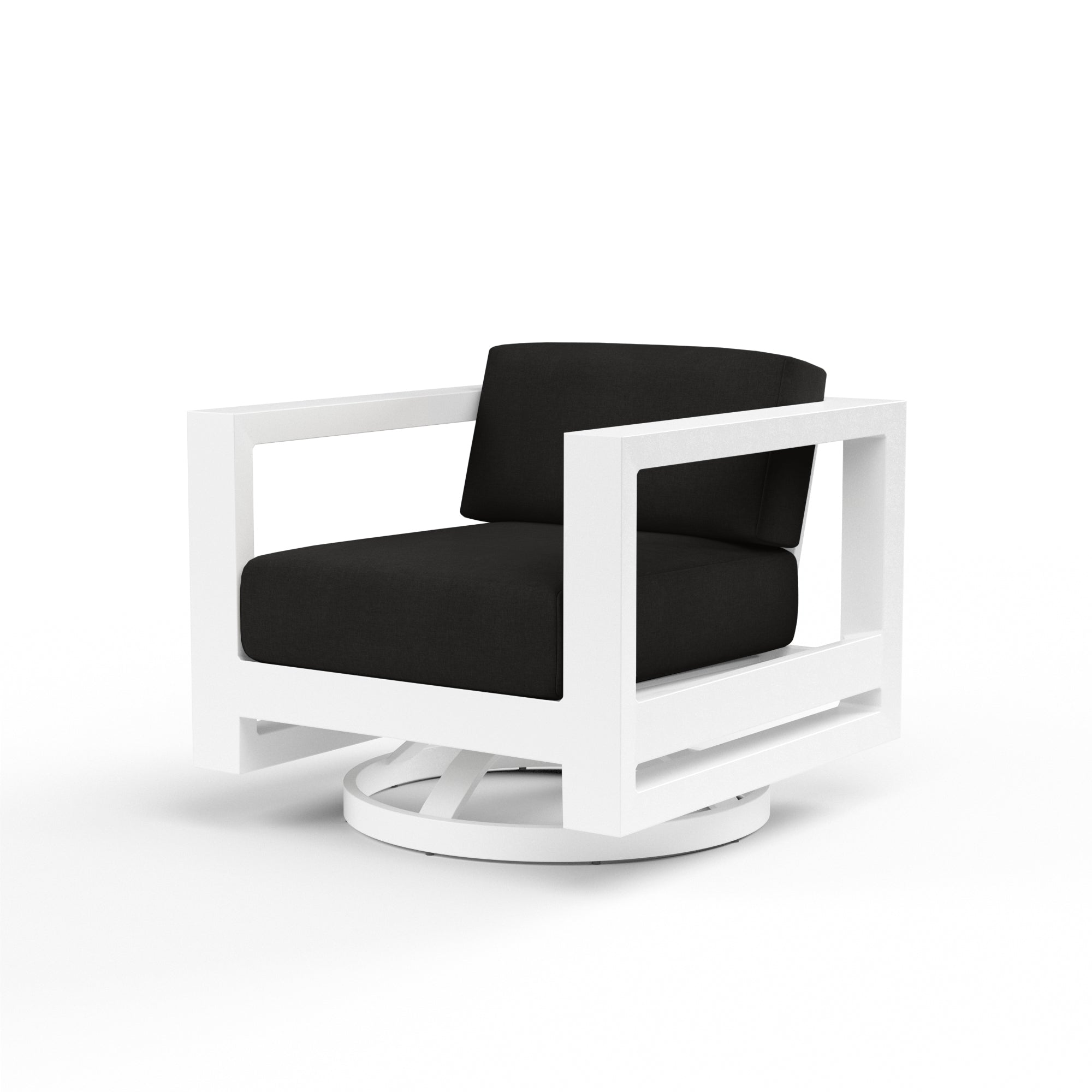 Sunset West Newport Swivel Club Chair with Cushion