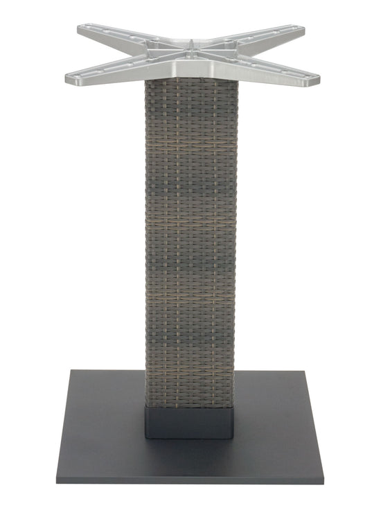 Florida Seating Aluminum PE Wicker Post Table Stand - AL-2500 18X18X6 WIC