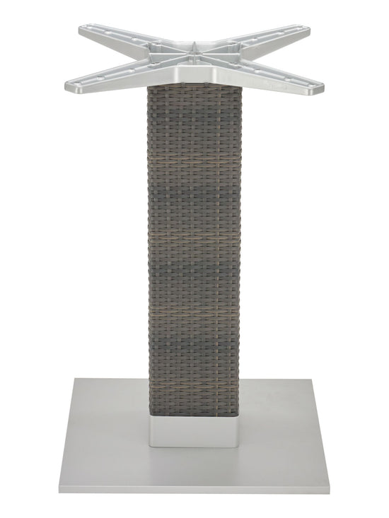 Florida Seating Aluminum PE Wicker Post Table Stand - AL-2500 18x6 WIC