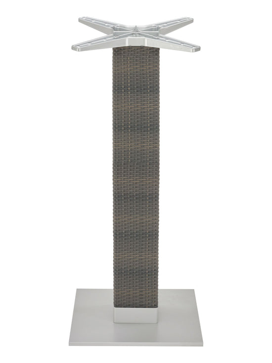 Florida Seating Aluminum PE Wicker Post Table Stand - AL-2500BH 18×6 WIC