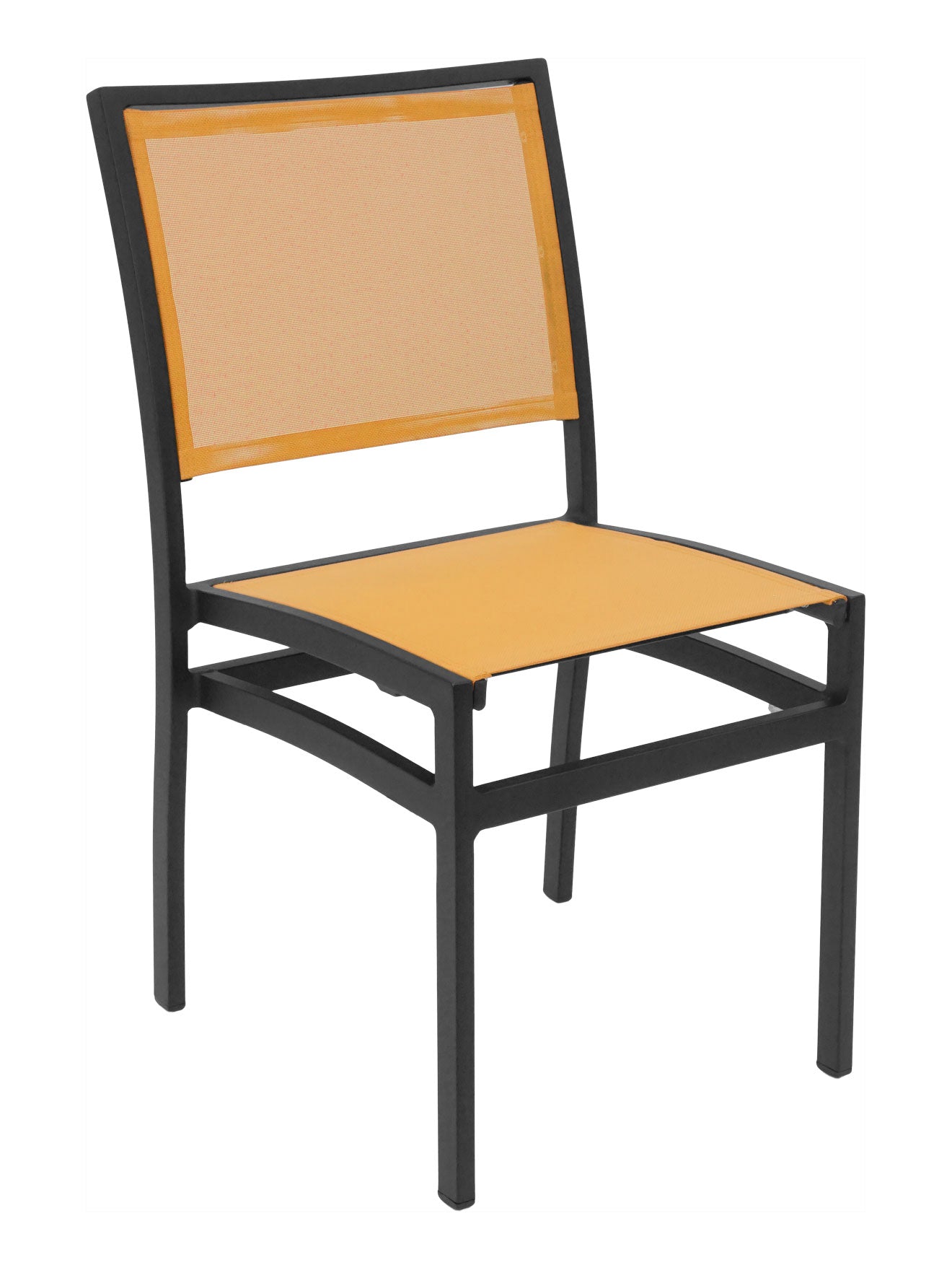 Florida Seating Aluminum Side Chair with Textile Back and Seat - AL-5624-0