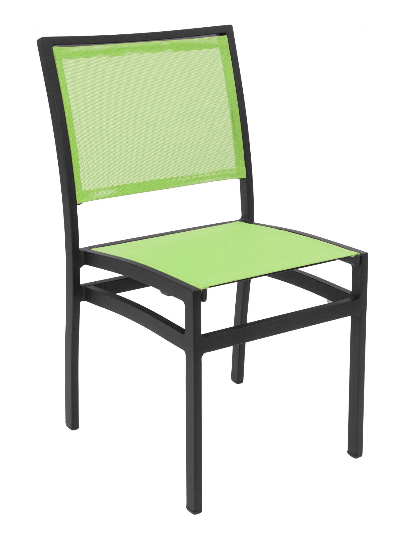 Florida Seating Aluminum Side Chair with Textile Back and Seat - AL-5624-0