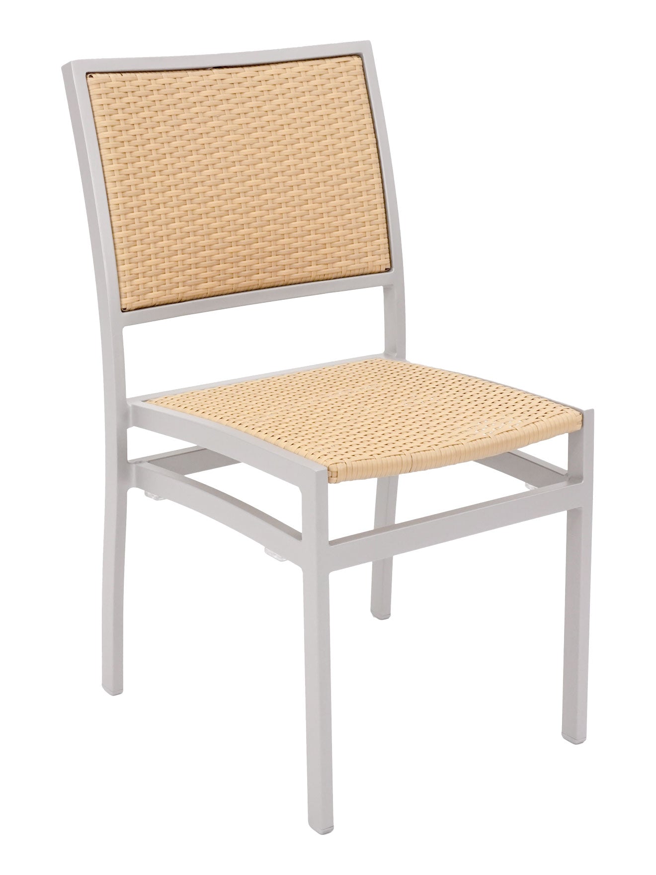 Florida Seating Aluminum Side Chair with Textile Back and Seat - AL-5625