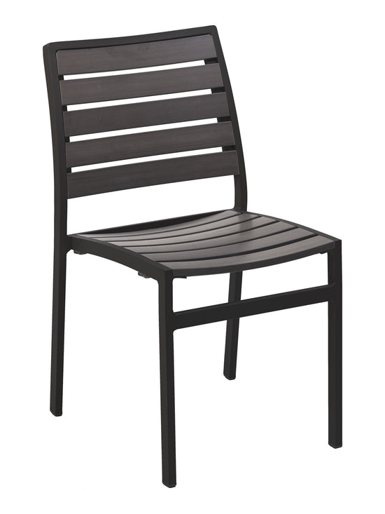 Florida Seating Powder Coating Aluminum Side Chair with Textile Back and Seat - AL-5700S