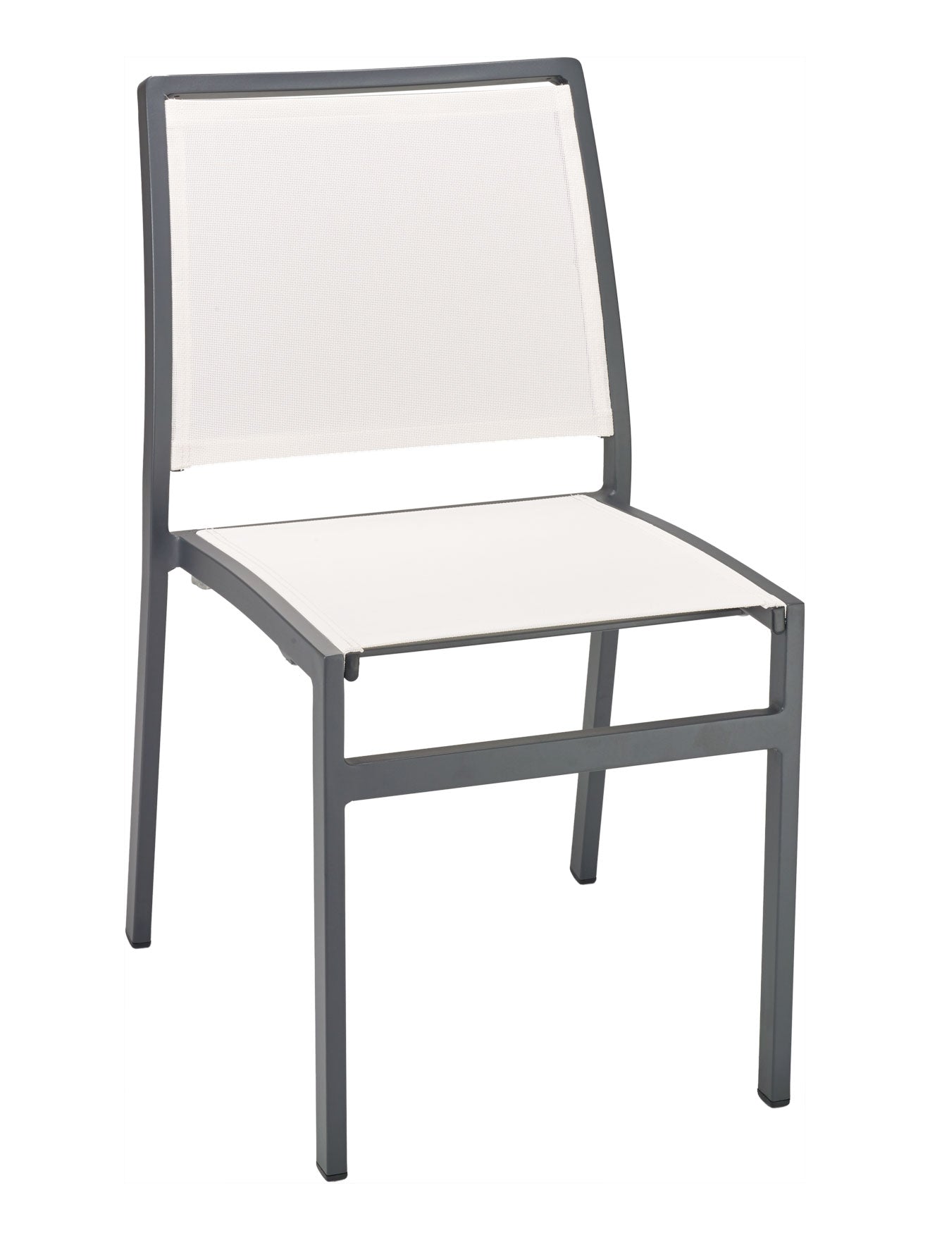 Florida Seating Powder Coating Aluminum Side Chair with Textile Back and Seat - AL-5724S