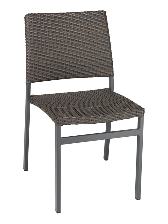 Florida Seating Powder Coating Aluminum Side Chair with Textile Back and Seat - AL-5725S