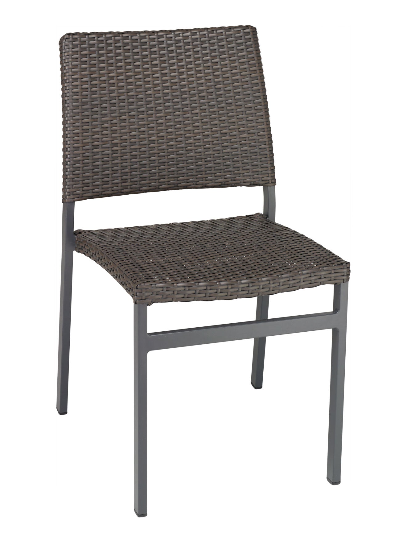 Florida Seating Powder Coating Aluminum Side Chair with Textile Back and Seat - AL-5725S