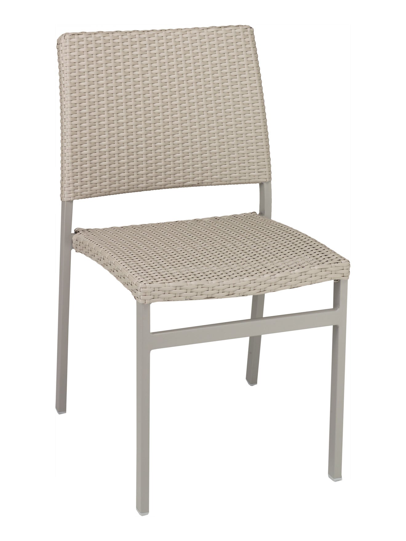 Florida Seating Powder Coating Aluminum Side Chair with Textile Back and Seat - AL-5725S