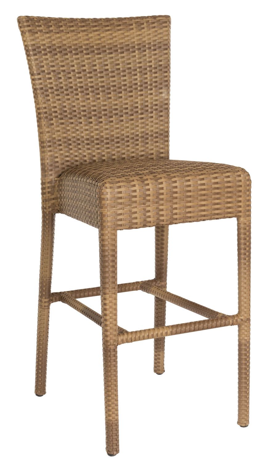Woodard Et Cetera Padded Seat Bar Stool without Arms