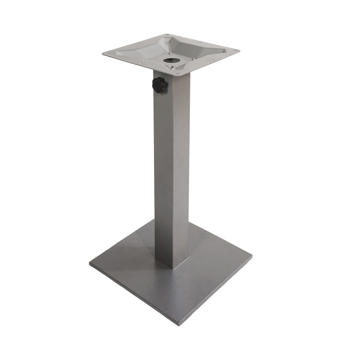BFM Seating Margate 16" Square Base With Zinc Plated Cast Iron Bottom