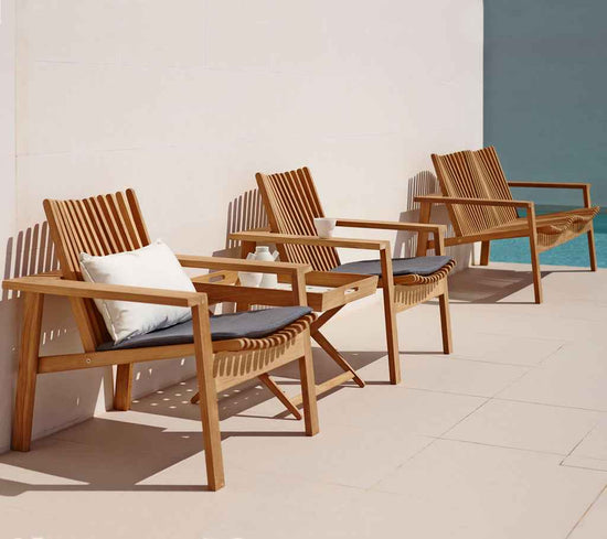 Cane-Line Amaze Lounge Chair, Stackable