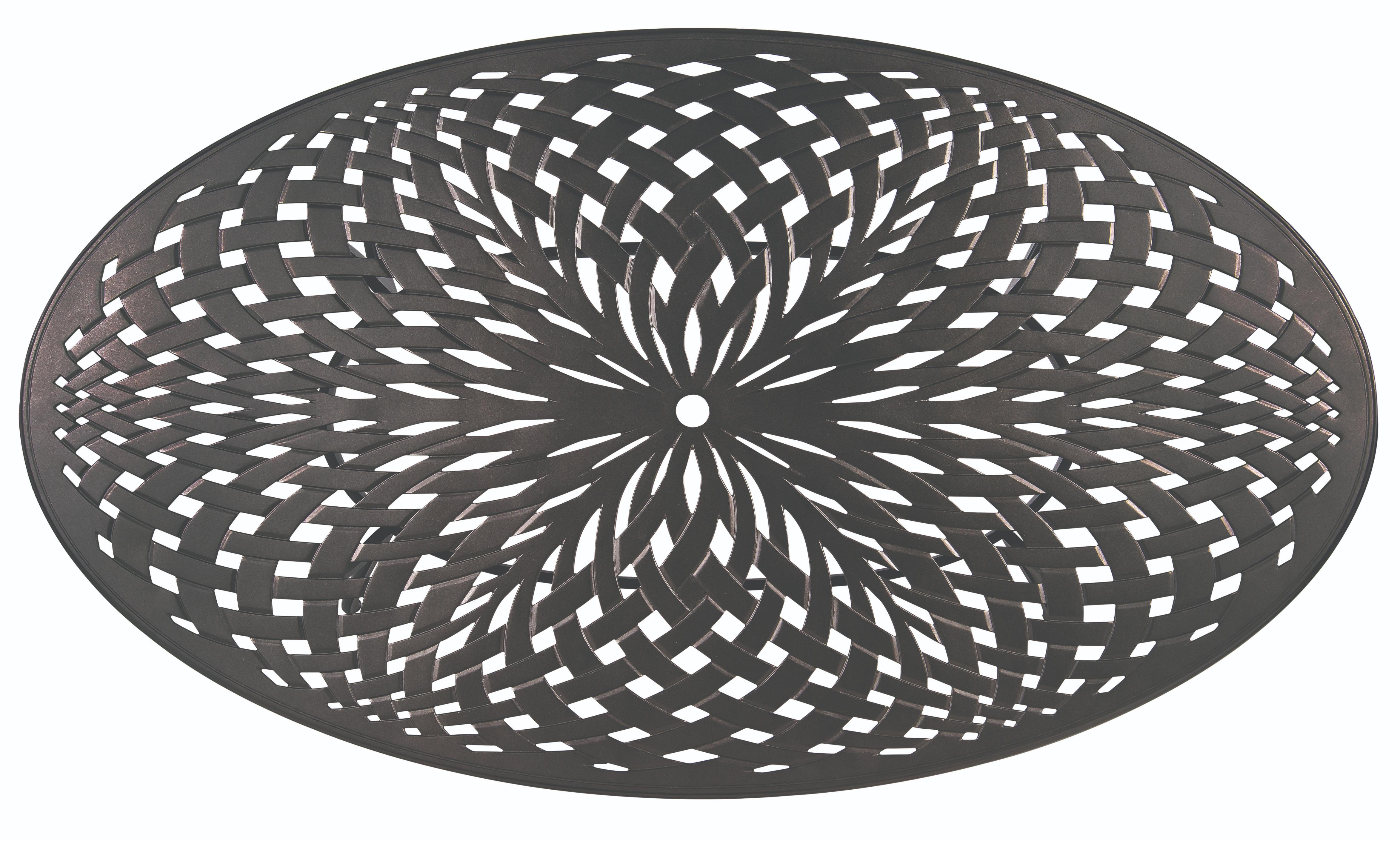 Woodard Apollo Oval Umbrella Dining Table