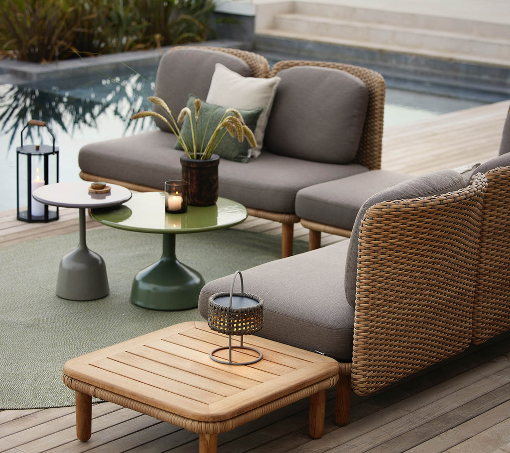 Cane-Line Arch 2-Seater Sofa Module Natural / Taupe