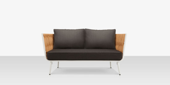 DecoScapes Aria 57" Aluminum Frame Loveseat