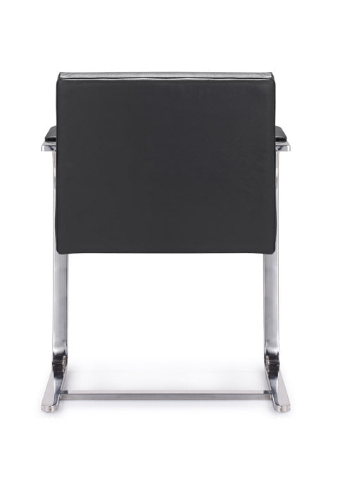 Woodstock Marketing Arlo Side Chair Black/Brown/Tan Leather