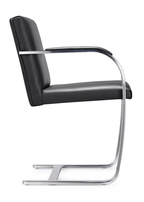 Woodstock Marketing Arlo Side Chair Black/Brown/Tan Leather