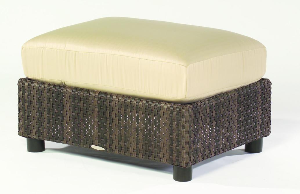 Woodard Aruba Wicker Ottoman