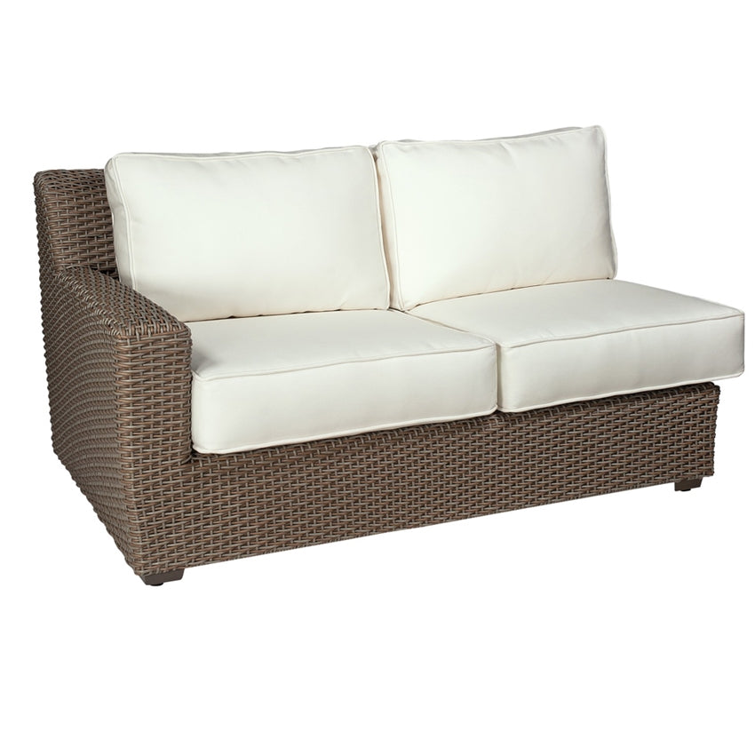 Woodard Augusta Left/Right Arm Wicker Loveseat