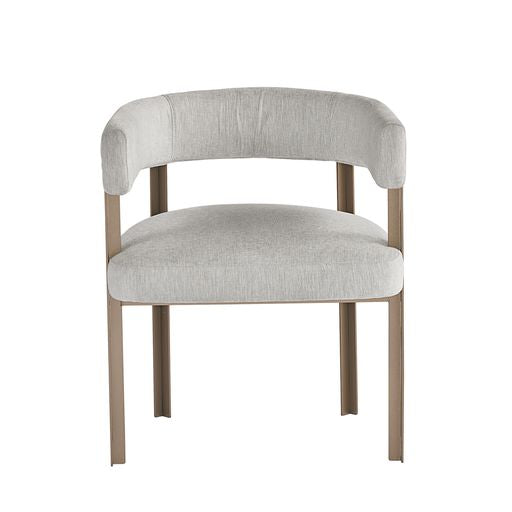 Sunpan Mae Dining Armchair - Ernst Sandstone / Ernst Silverstone