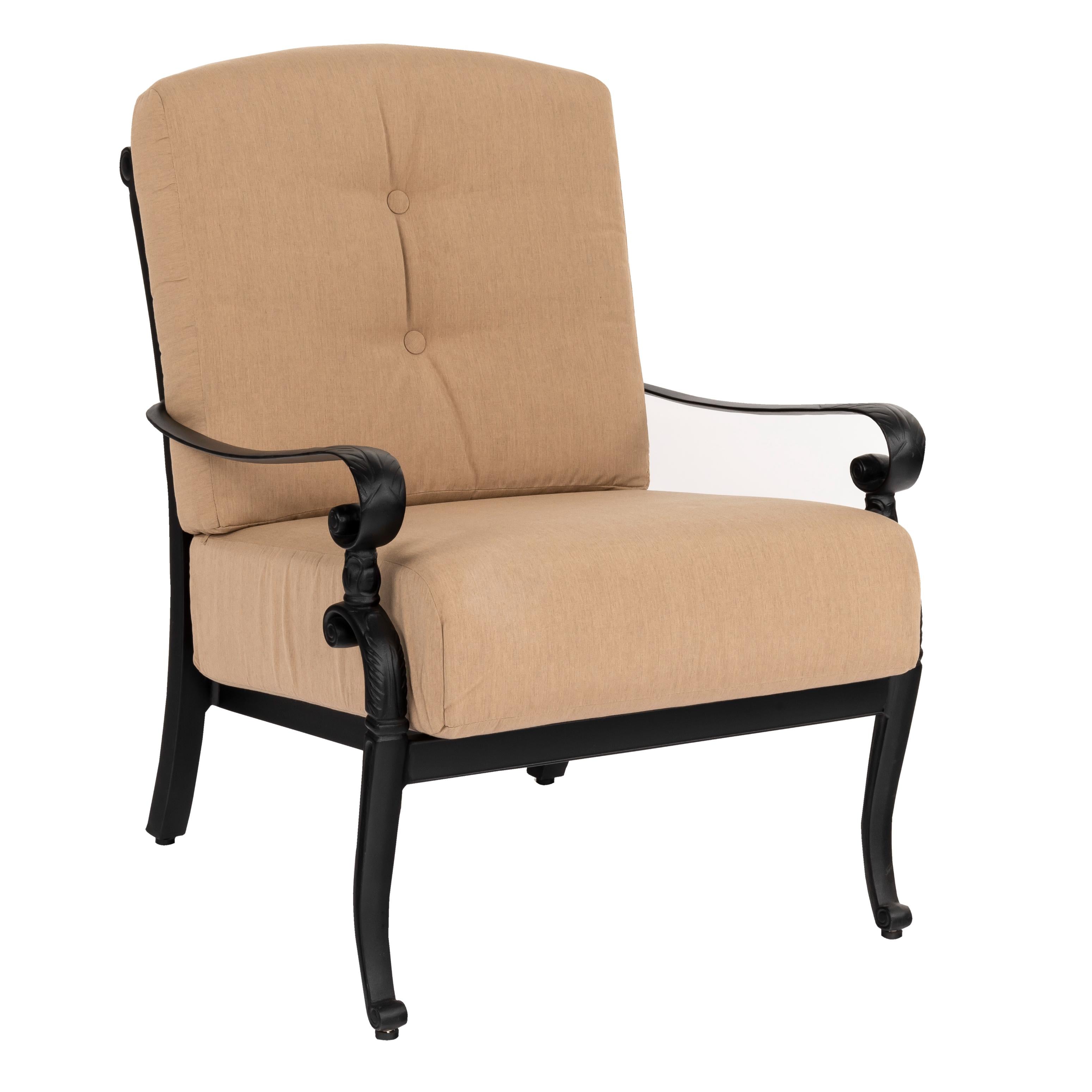 Woodard Avondale Lounge Chair, Aged Teak, With Cushion, Grade A Fabric, Garden Chairs, Lounge Chairs, Cushion, Avondale, Aluminum, Fabric, Square, 4 Legs, Outdoor