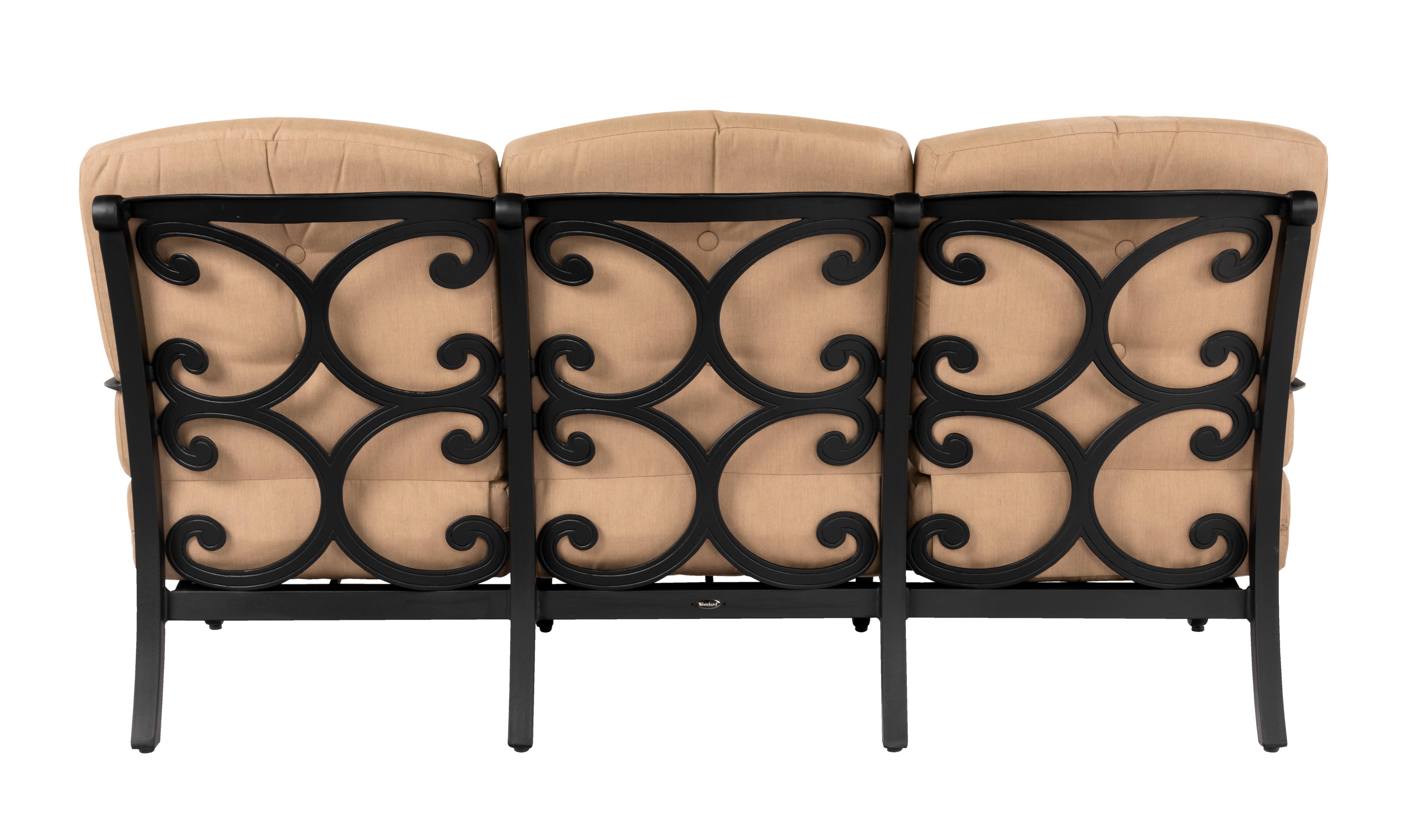 Aged Teak, With Cusihon, Grade D Fabric