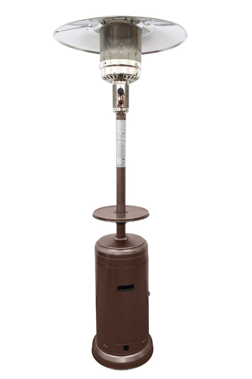 AZ Patio Heaters Outdoor Patio Heater in Hammered Silver / Bronze