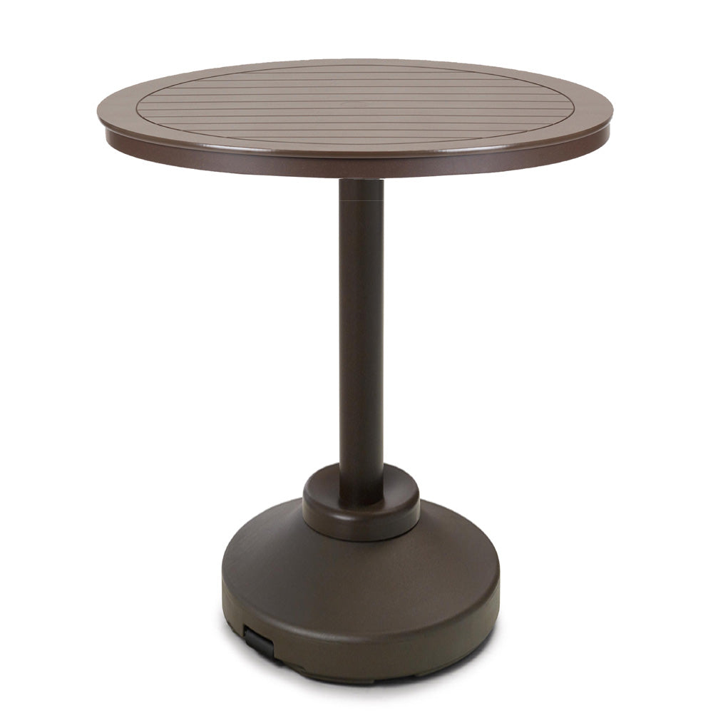 Dining Height Table LegsTextured BeachwoodSlatted Aqua