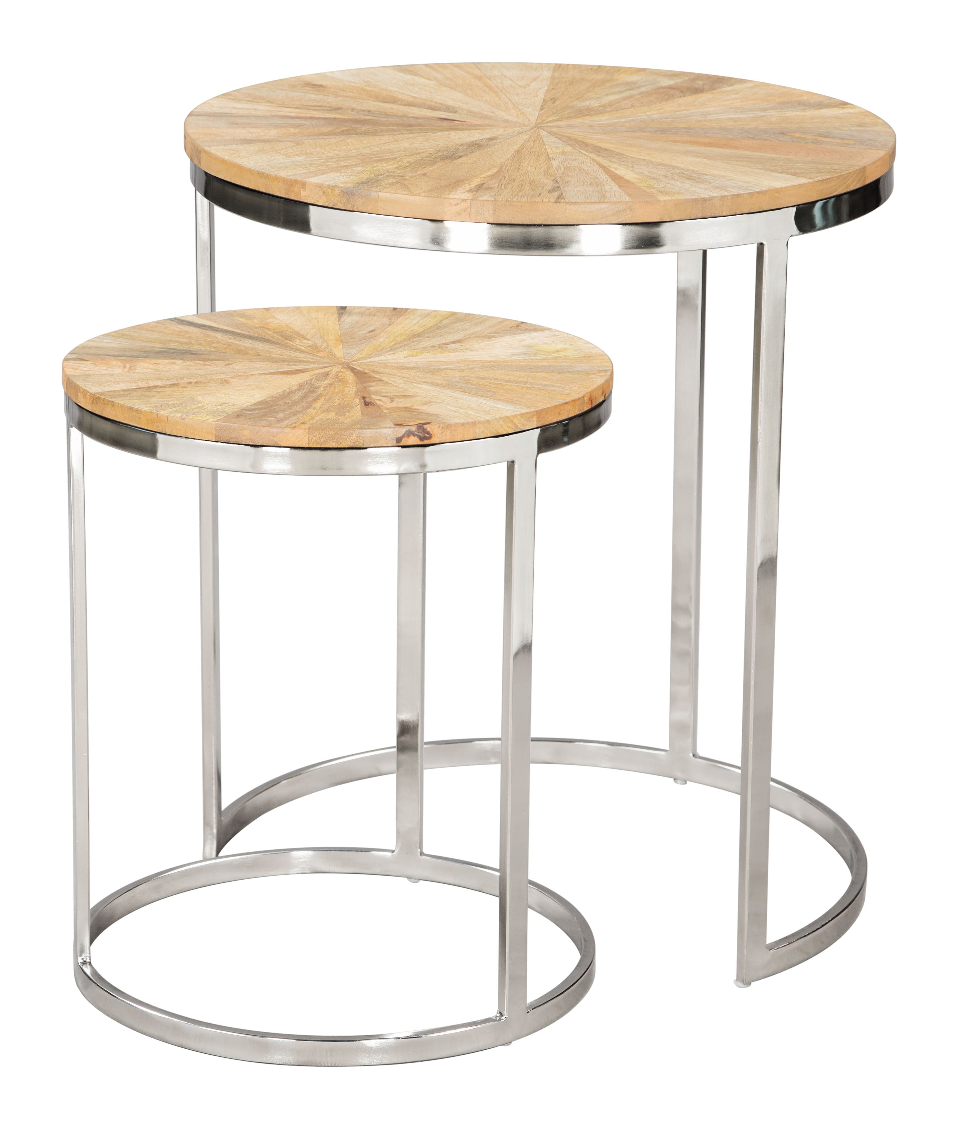 Zuo Modern Bari Nesting Table Set Natural