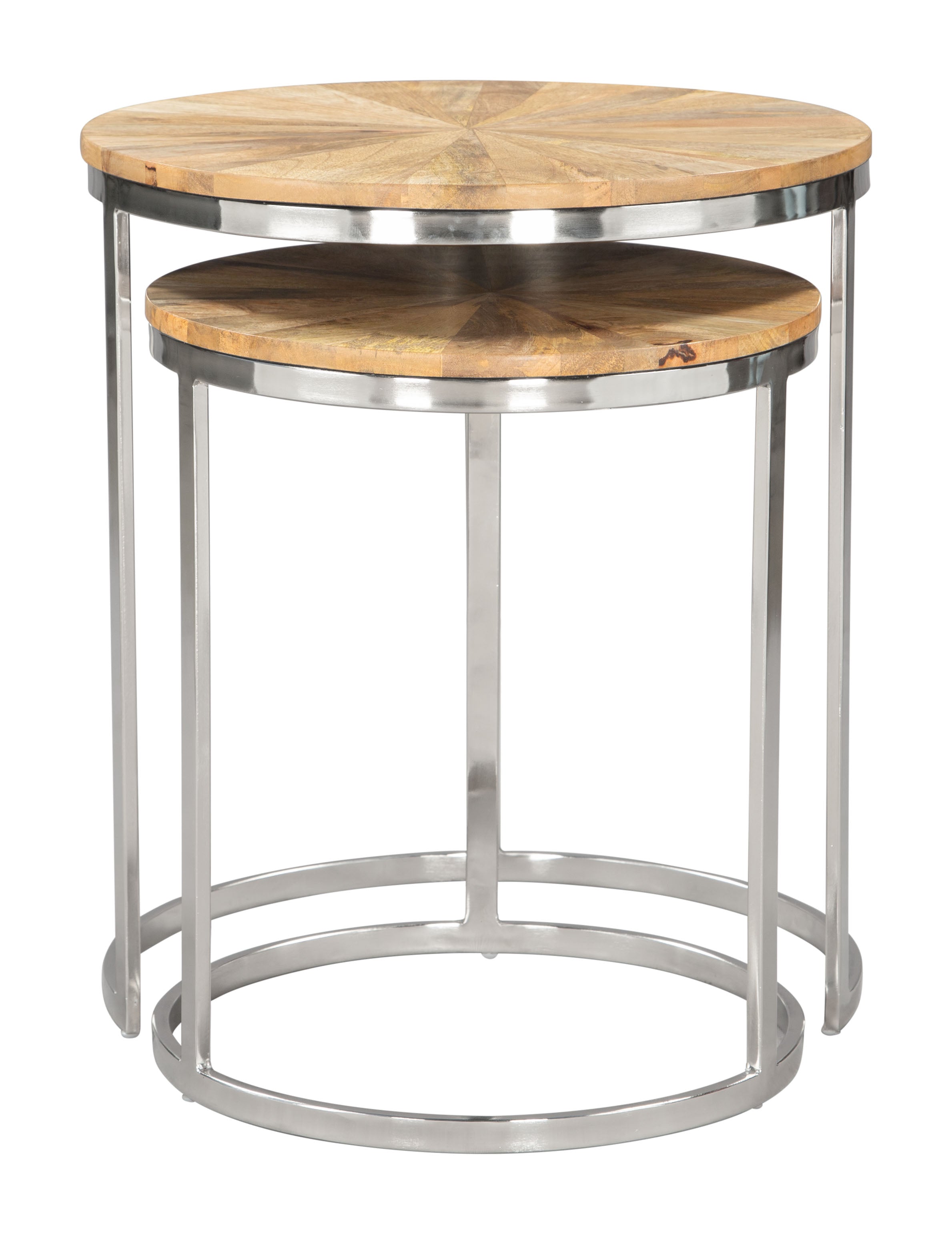 Zuo Modern Bari Nesting Table Set Natural