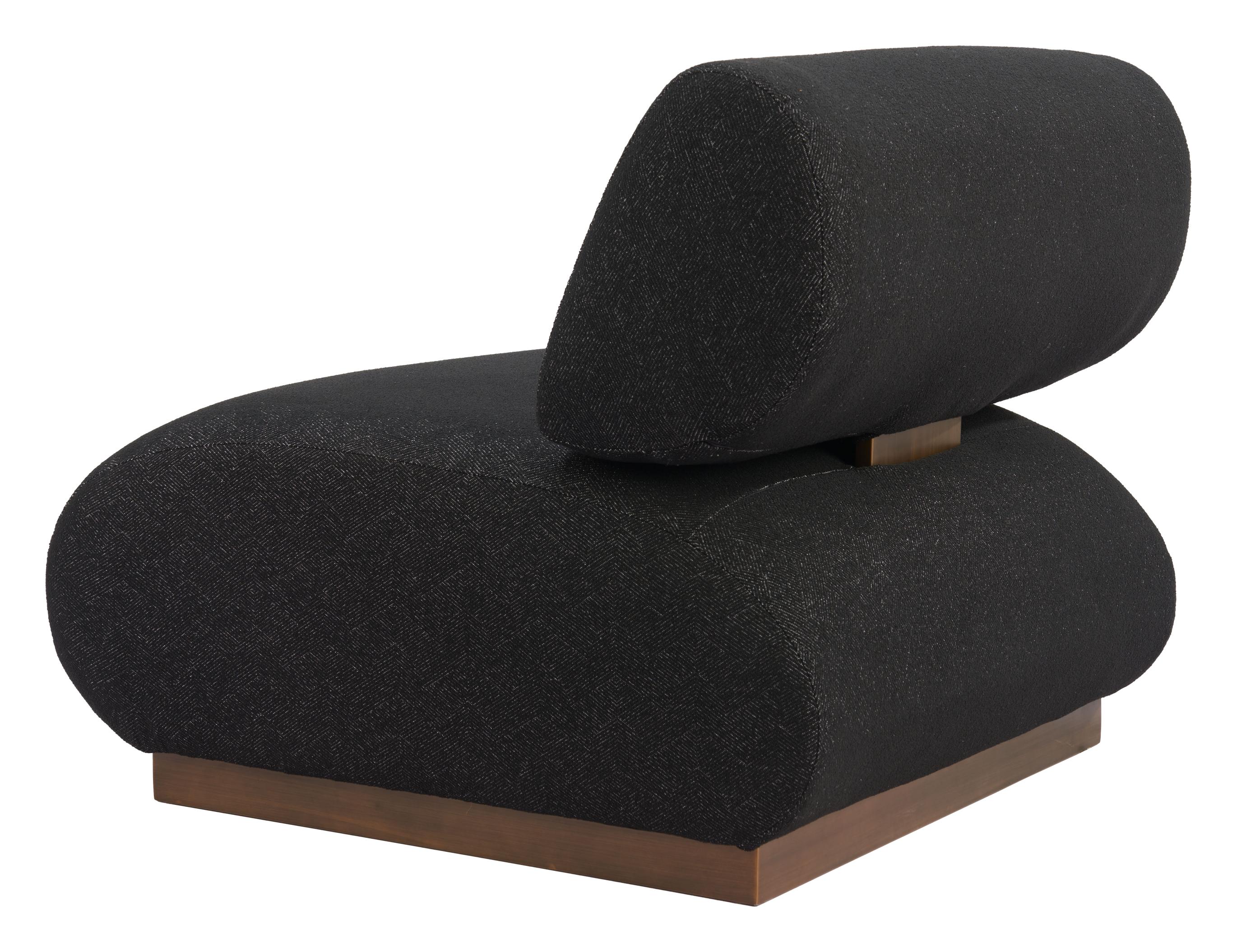Zuo Modern Barsa Accent Chair in Black