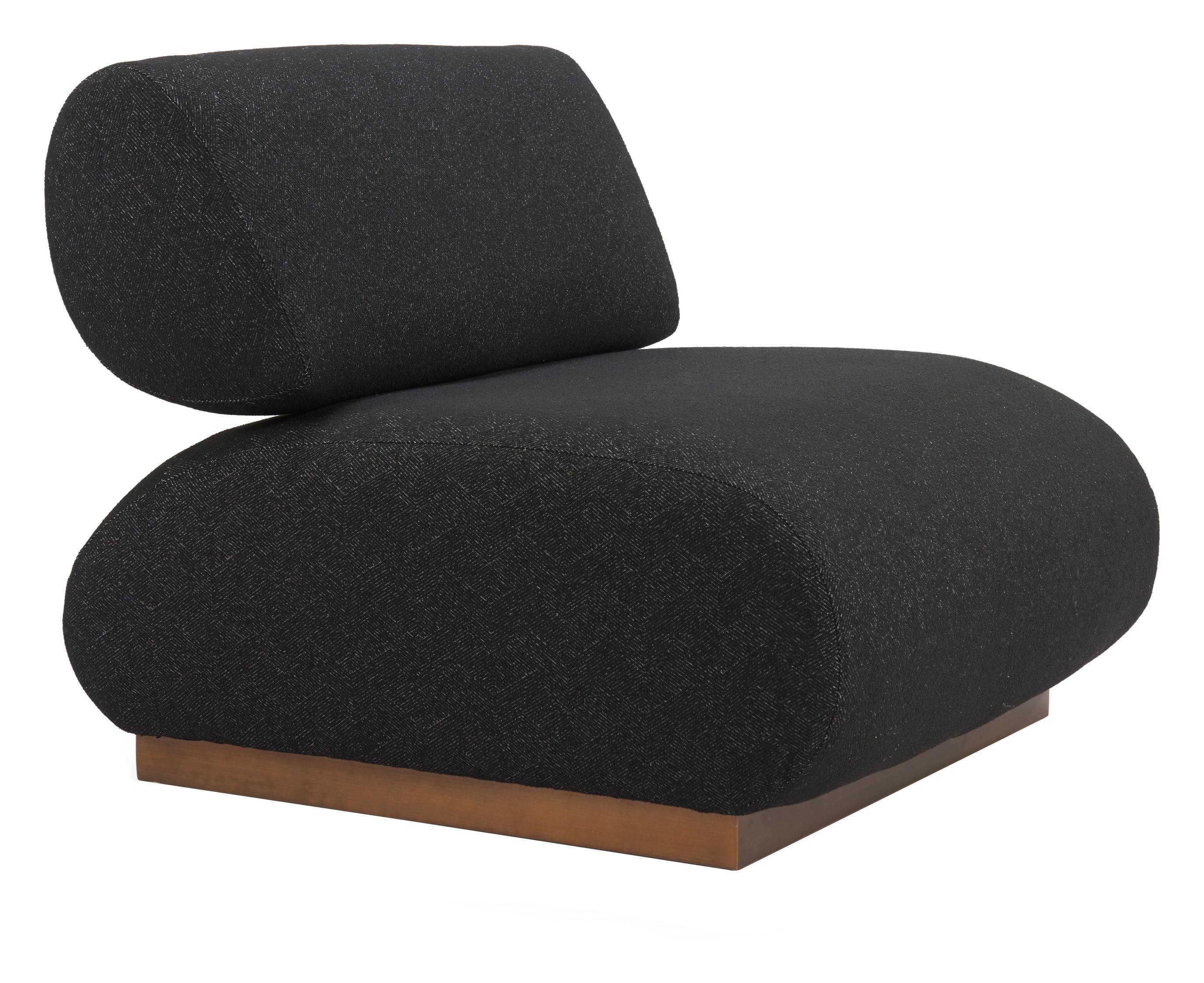 Zuo Modern Barsa Accent Chair in Black