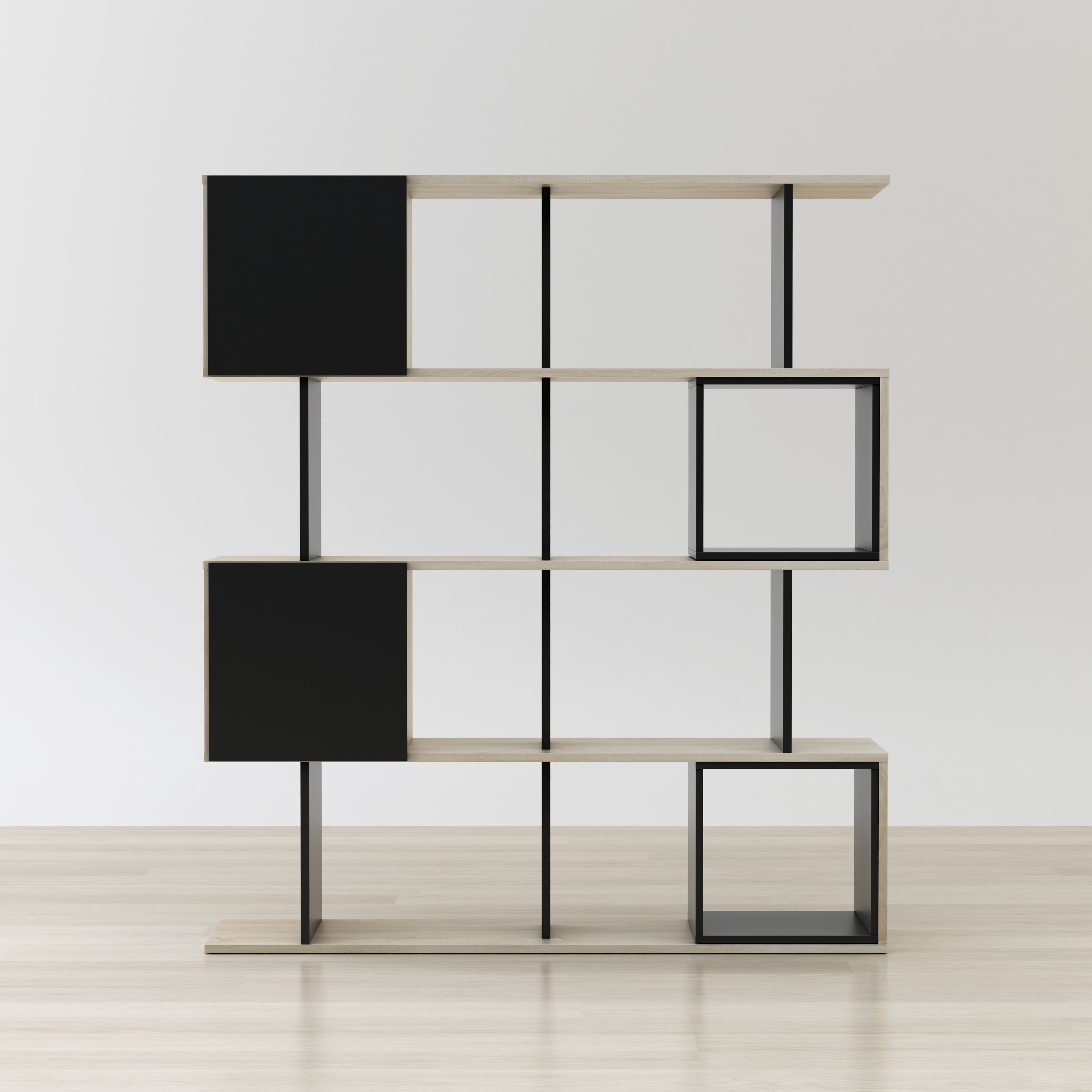 Anderson Teak Alliance Geometric Bookcase