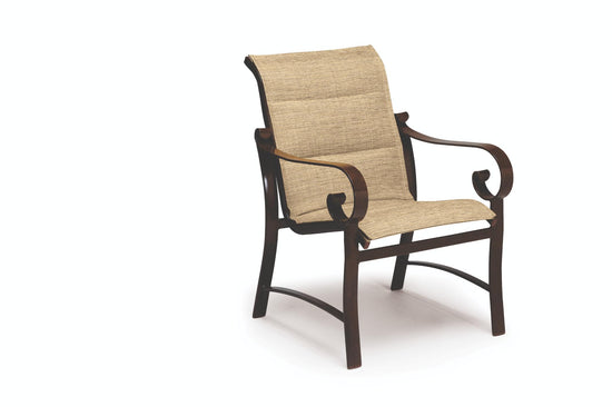 Woodard Belden Padded Sling Dining Arm Chair