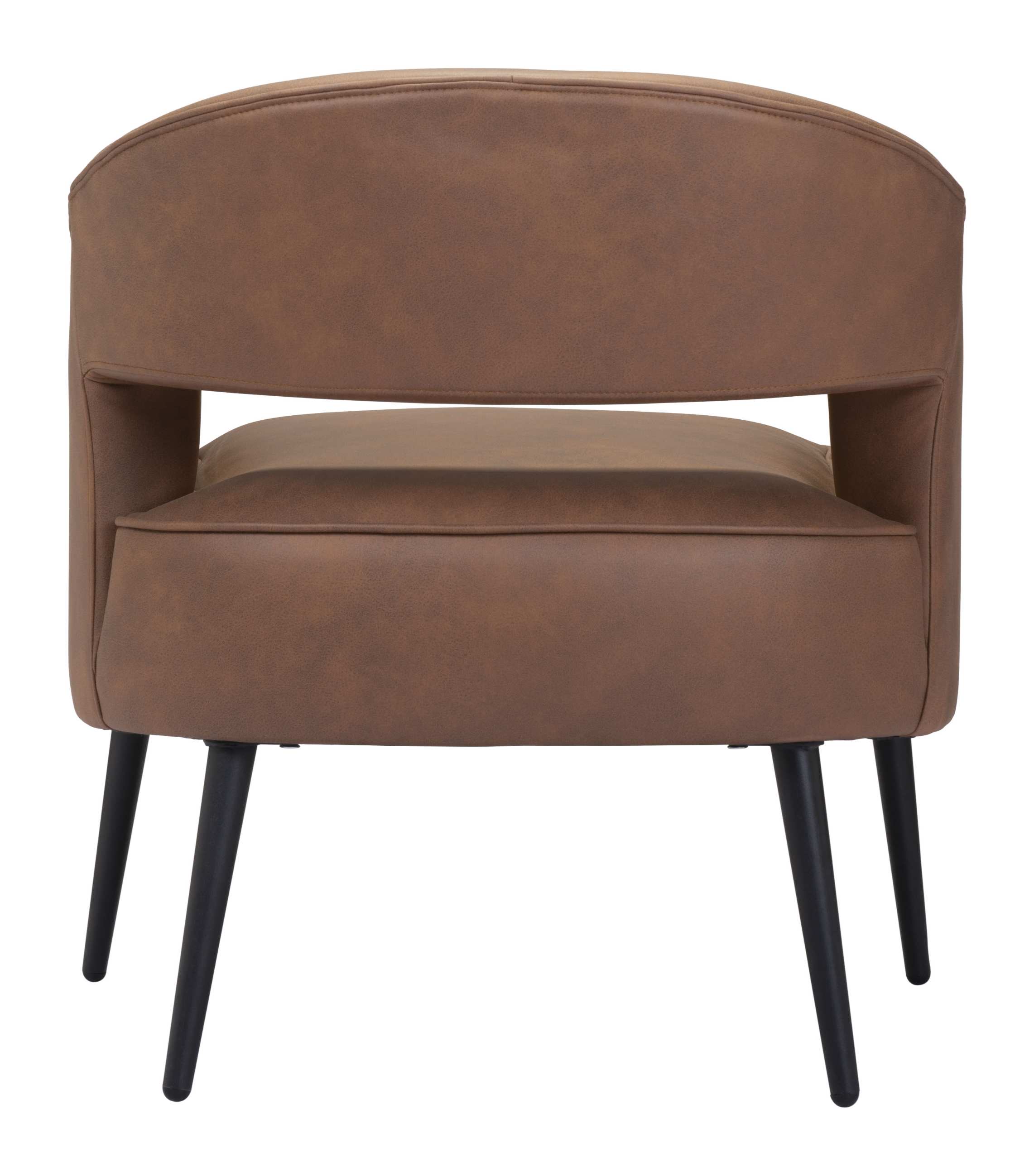 Zuo Modern Berkeley Accent Chair Vintage in Brown/Gray