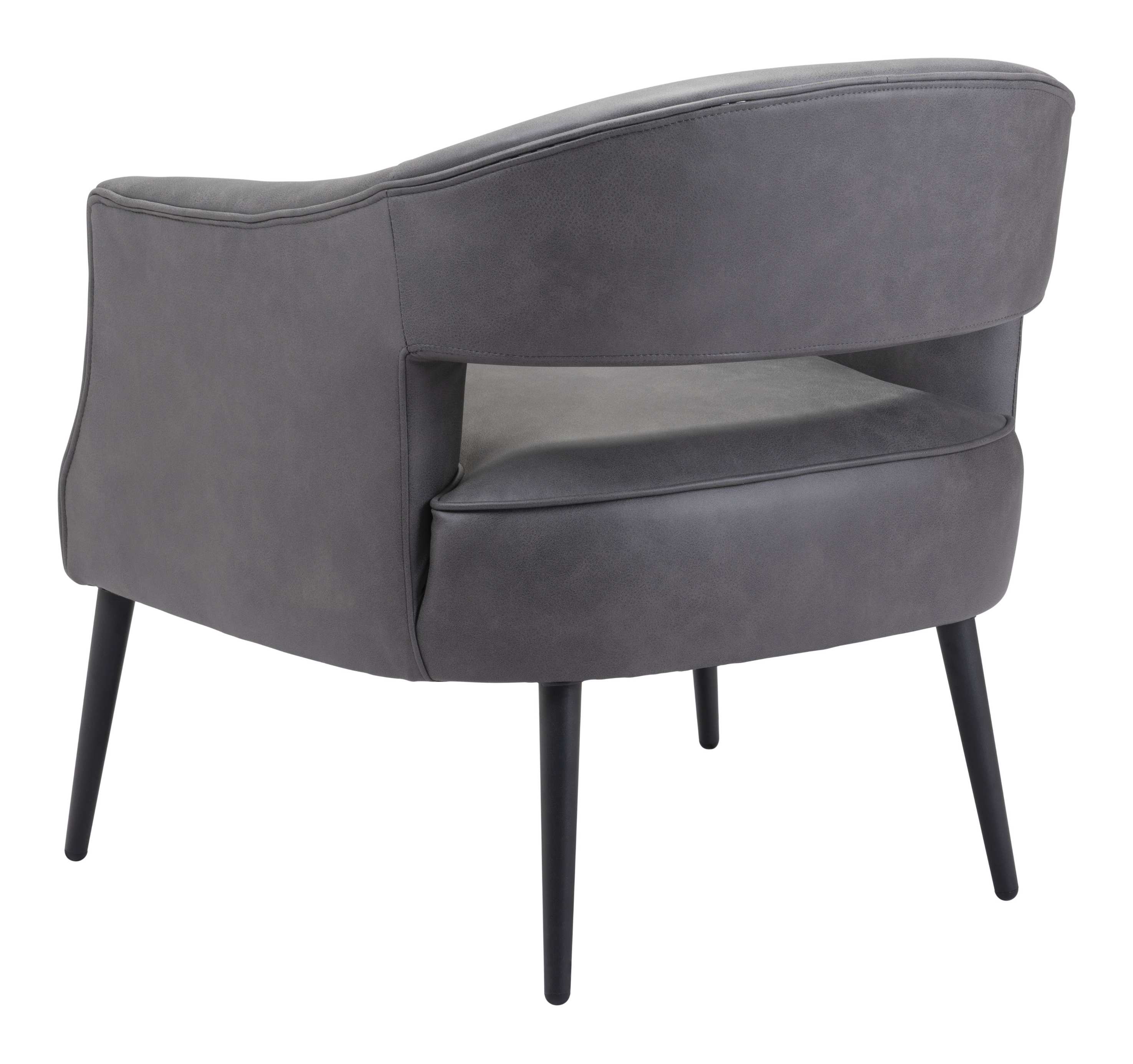 Zuo Modern Berkeley Accent Chair Vintage in Brown/Gray