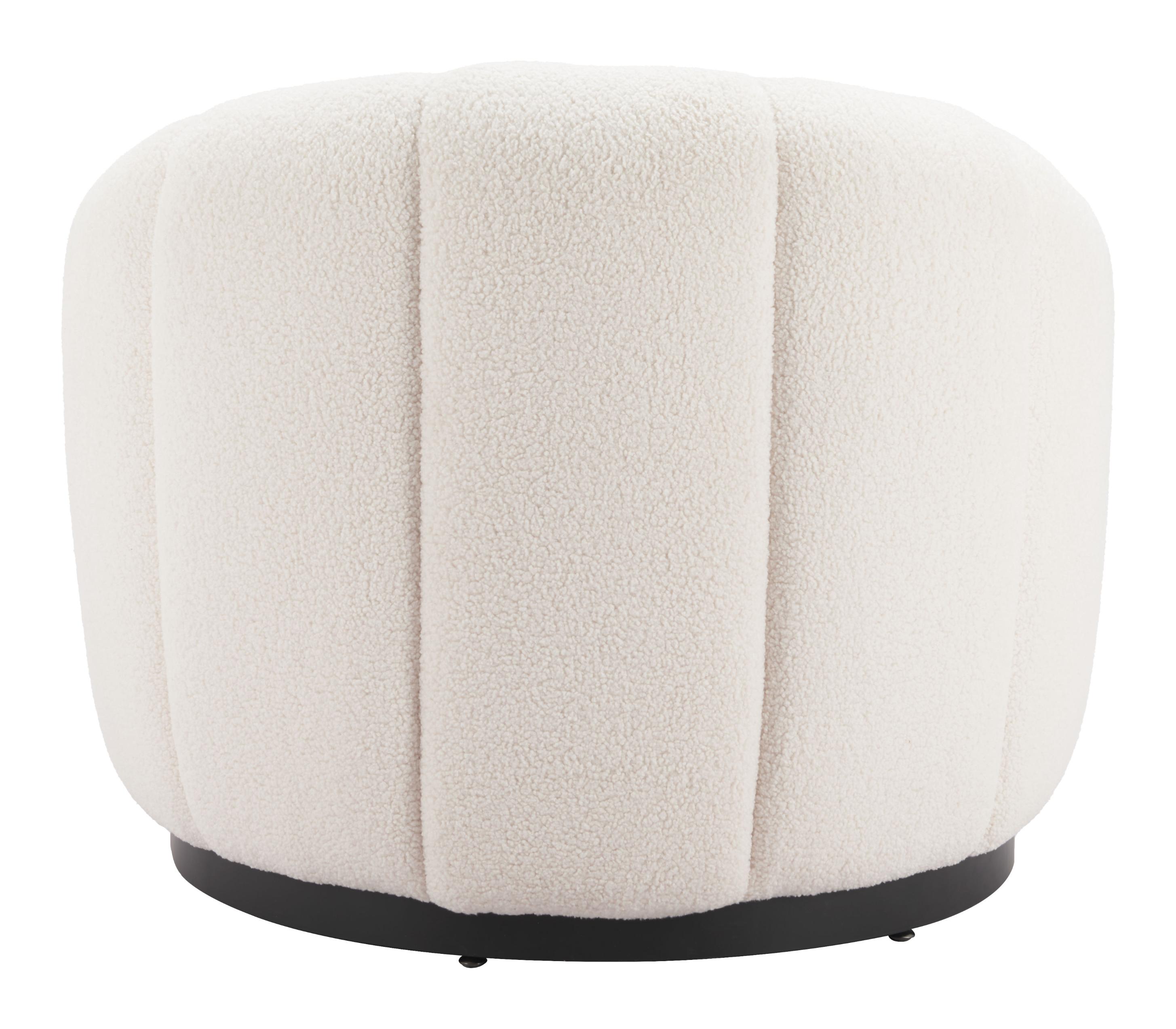 Zuo Modern Bhutan Accent Chair in Cream