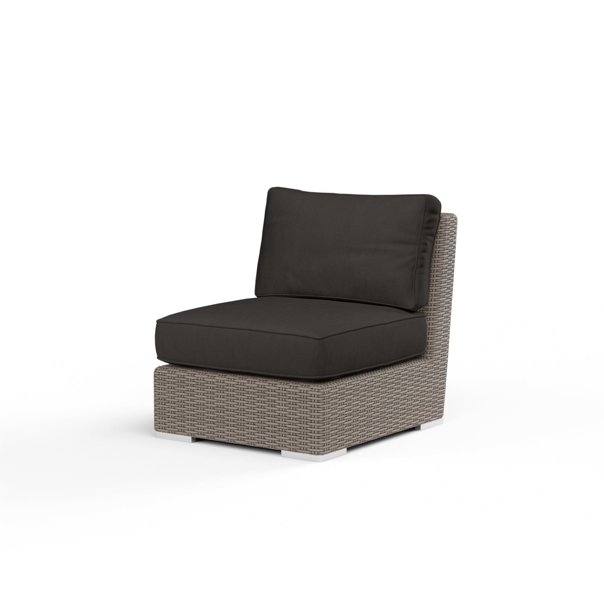 Sunset West Coronado Armless Club Chair with Cushion