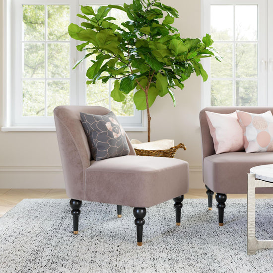 Zuo Modern Bintulu Accent Chair in Taupe