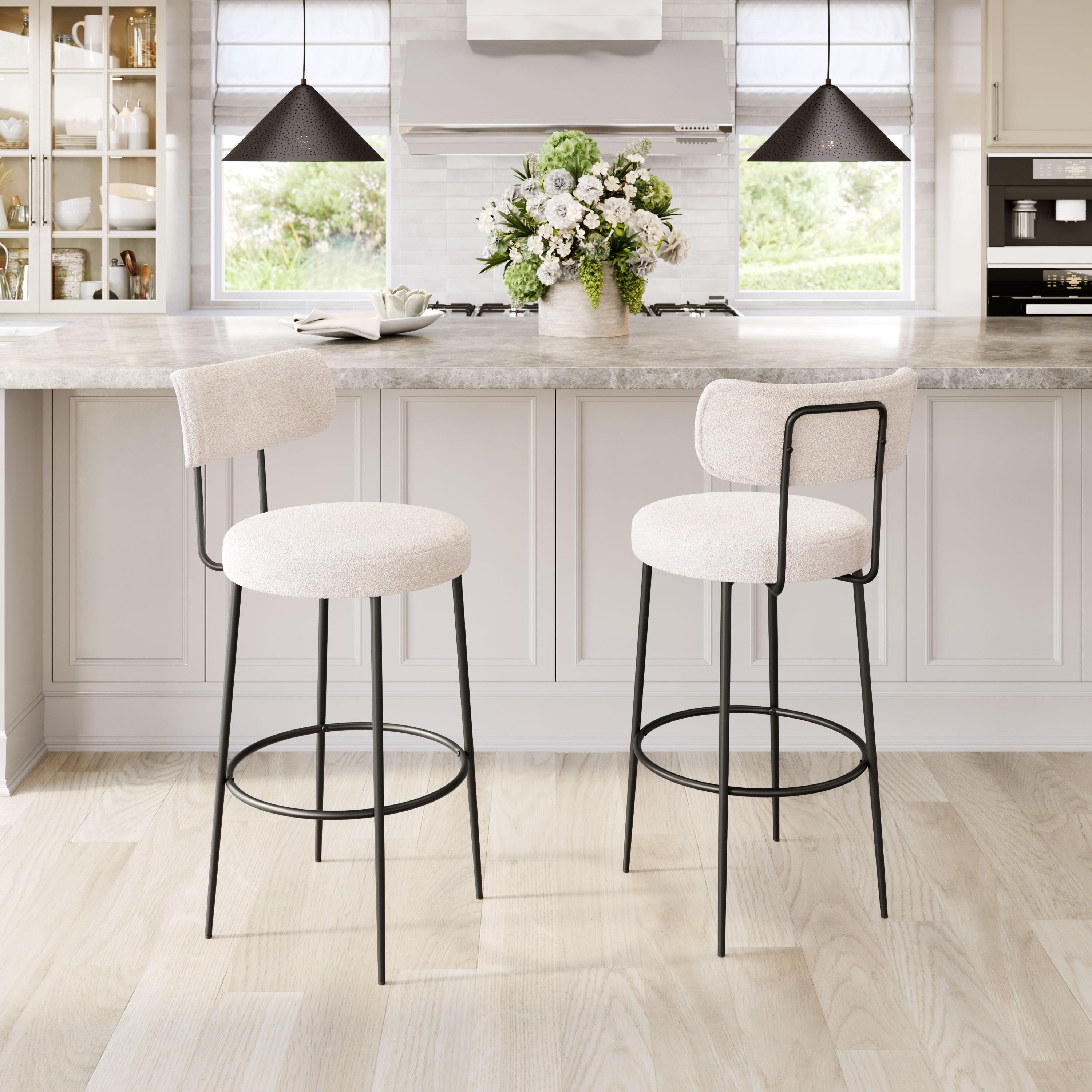 Zuo Modern Blanca Barstool in Ivory