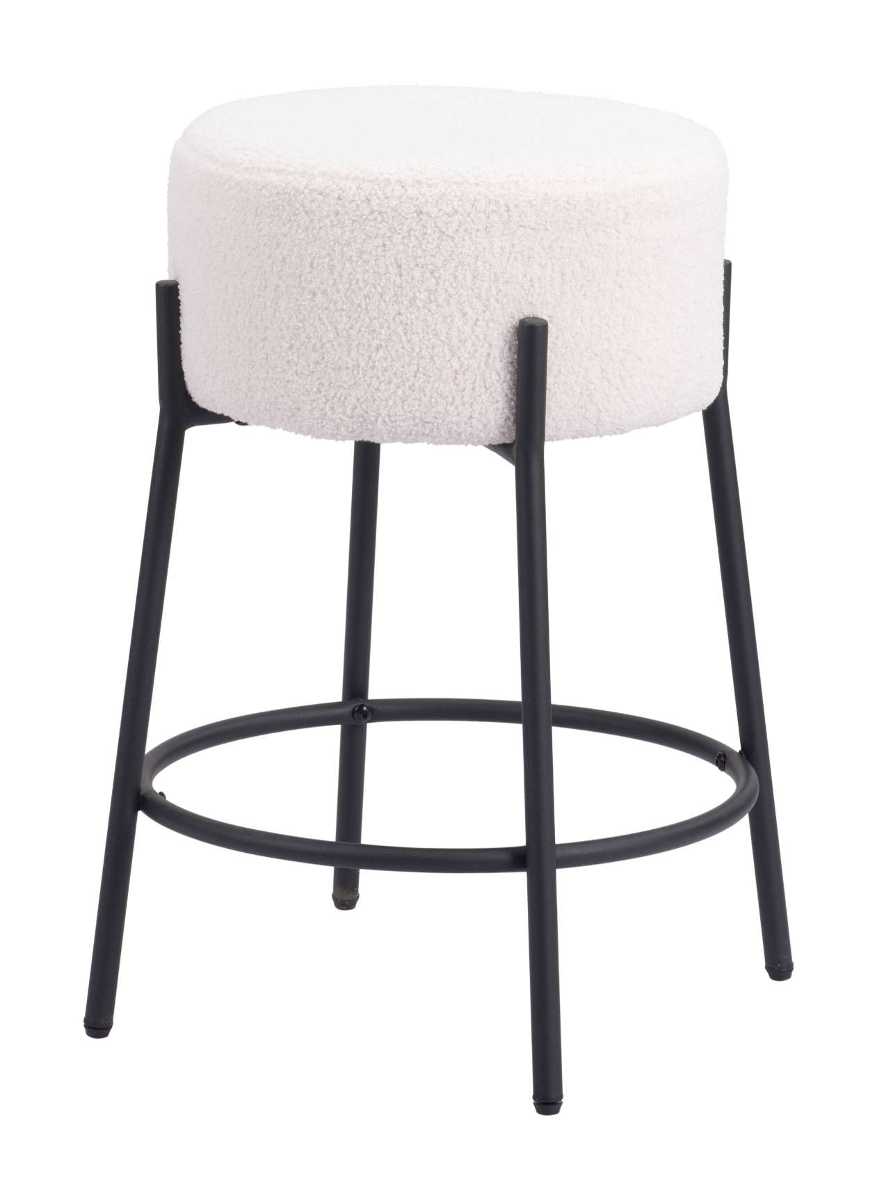 Zuo Modern Blanche Counter Stool in Ivory
