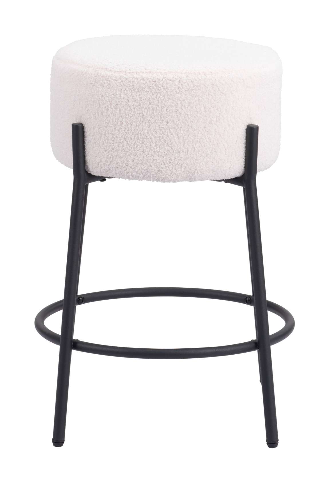 Zuo Modern Blanche Counter Stool in Ivory