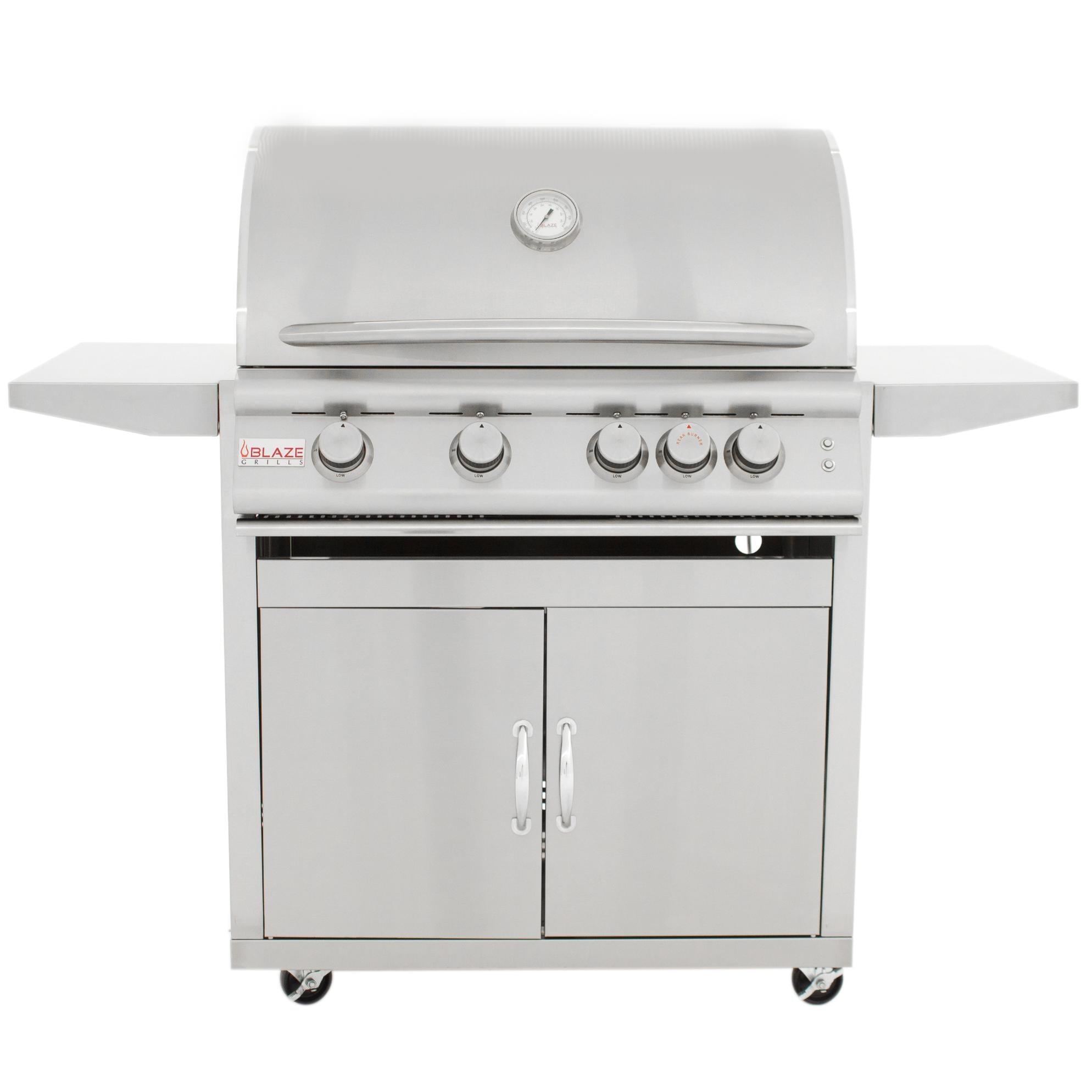 Blaze Grills Blaze 32-Inch 4-Burner LTE Gas Grill with Rear Burner and Built-in Lighting System