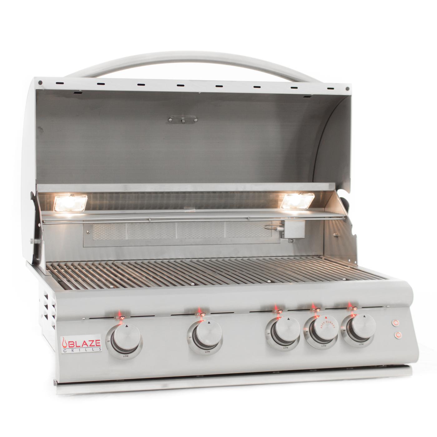 Blaze Grills Blaze 32-Inch 4-Burner LTE3 Gas Grill with Rear Burner and Built-in Lighting System