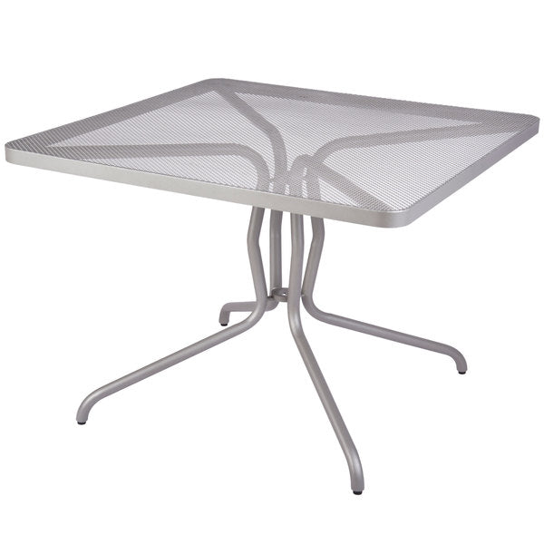 BFM Seating Nexus Dining Height Table In Grenadine/Titanium Silver