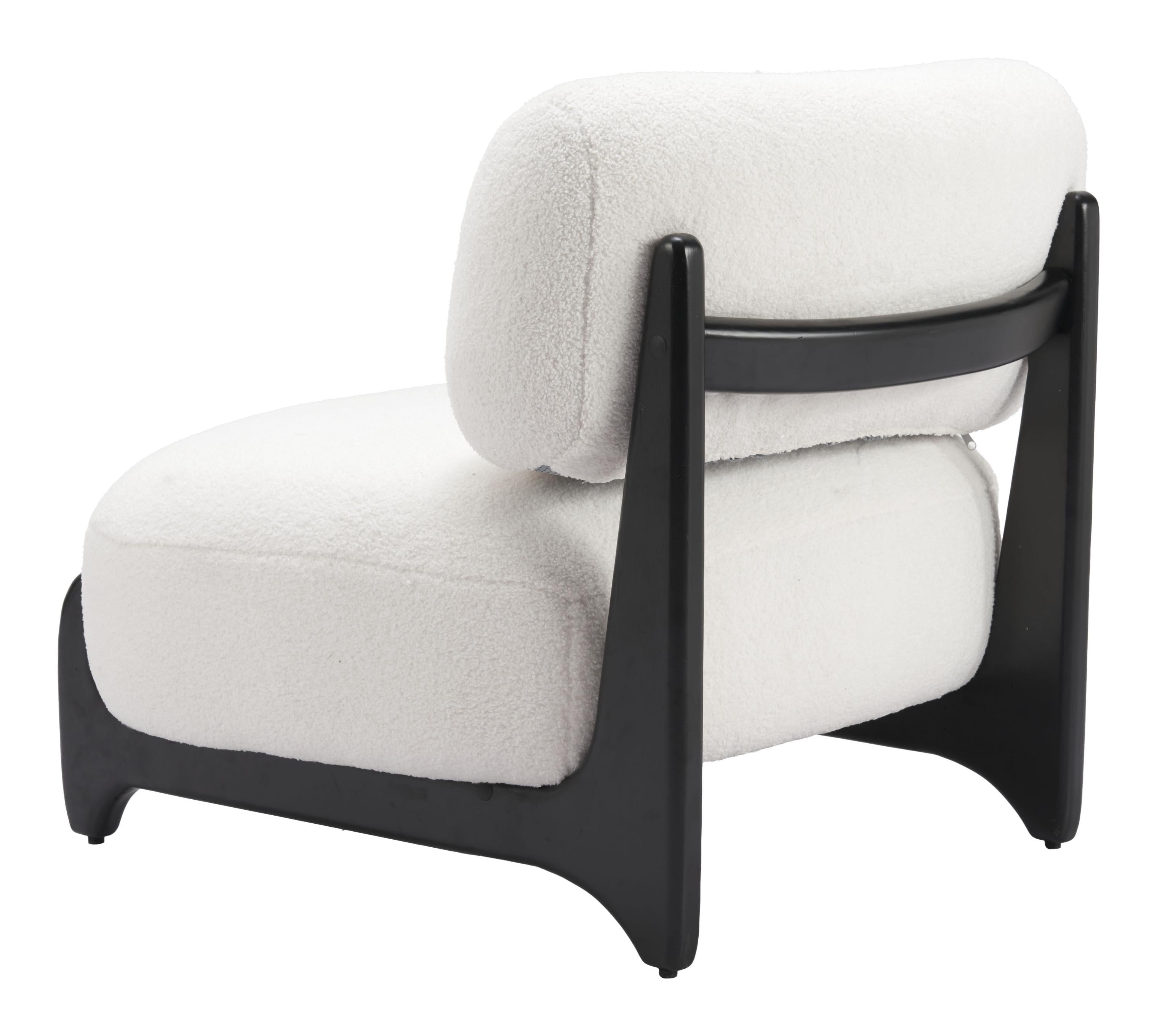 Zuo Modern Bombo Accent Chair White